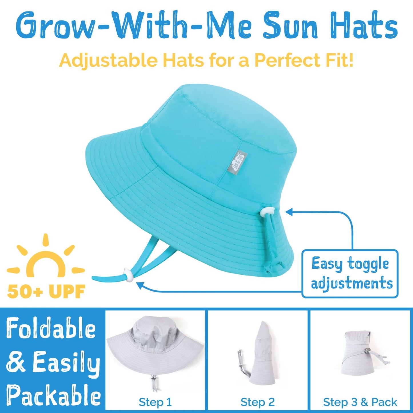 Kids water repellent bucket hat ( otter)