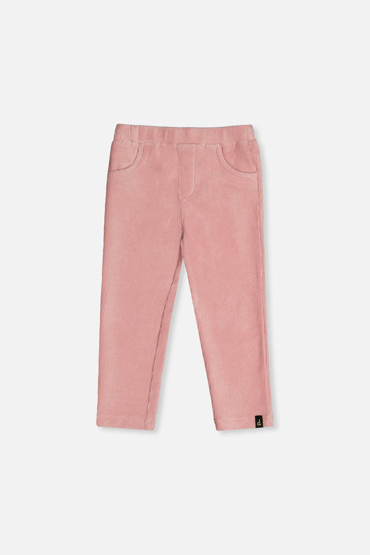 pale old rose stretch velvet leggings