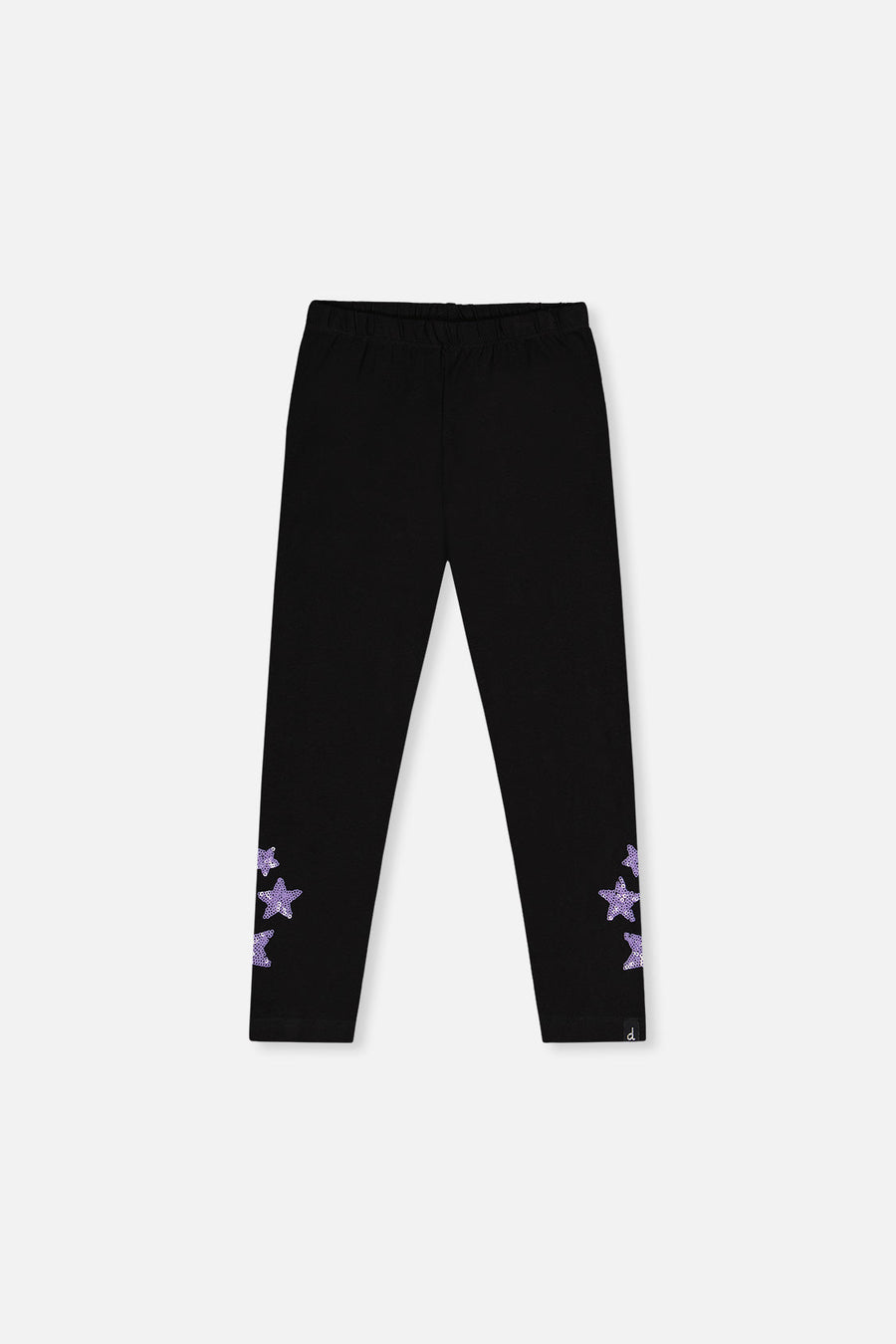 black organic cotton jersey leggings