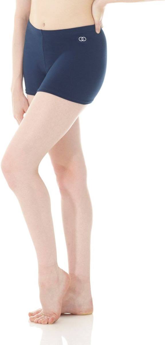 Mondor navy Cotton Dance Shorts(longer length)