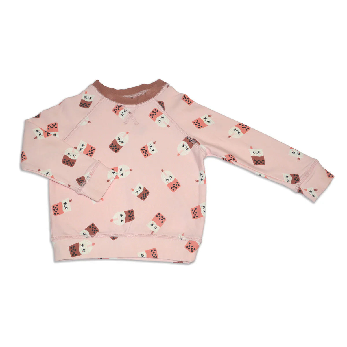 Bamboo Fleece Sweatshirt (bubble tea time )