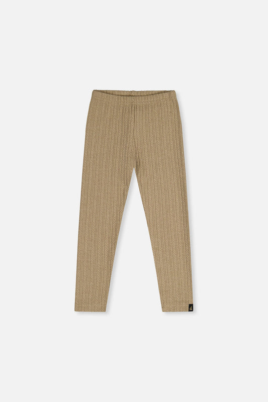 Sage green jacquard leggings