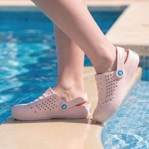 Kids SunLite Slip-On Sandals(pink)