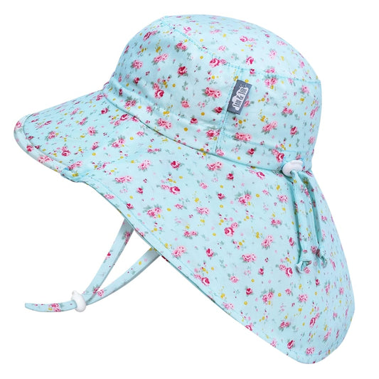 Cotton, explorer flap hat( retro rose )