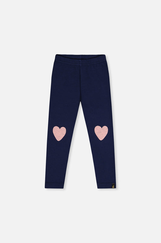 Royal blue and pink leggings