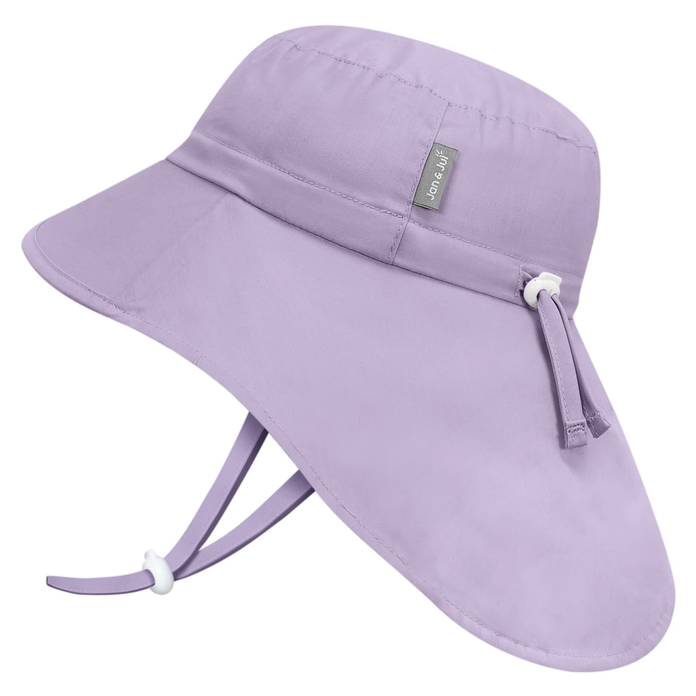 Cotton, explorer flap hat(dusty purple )
