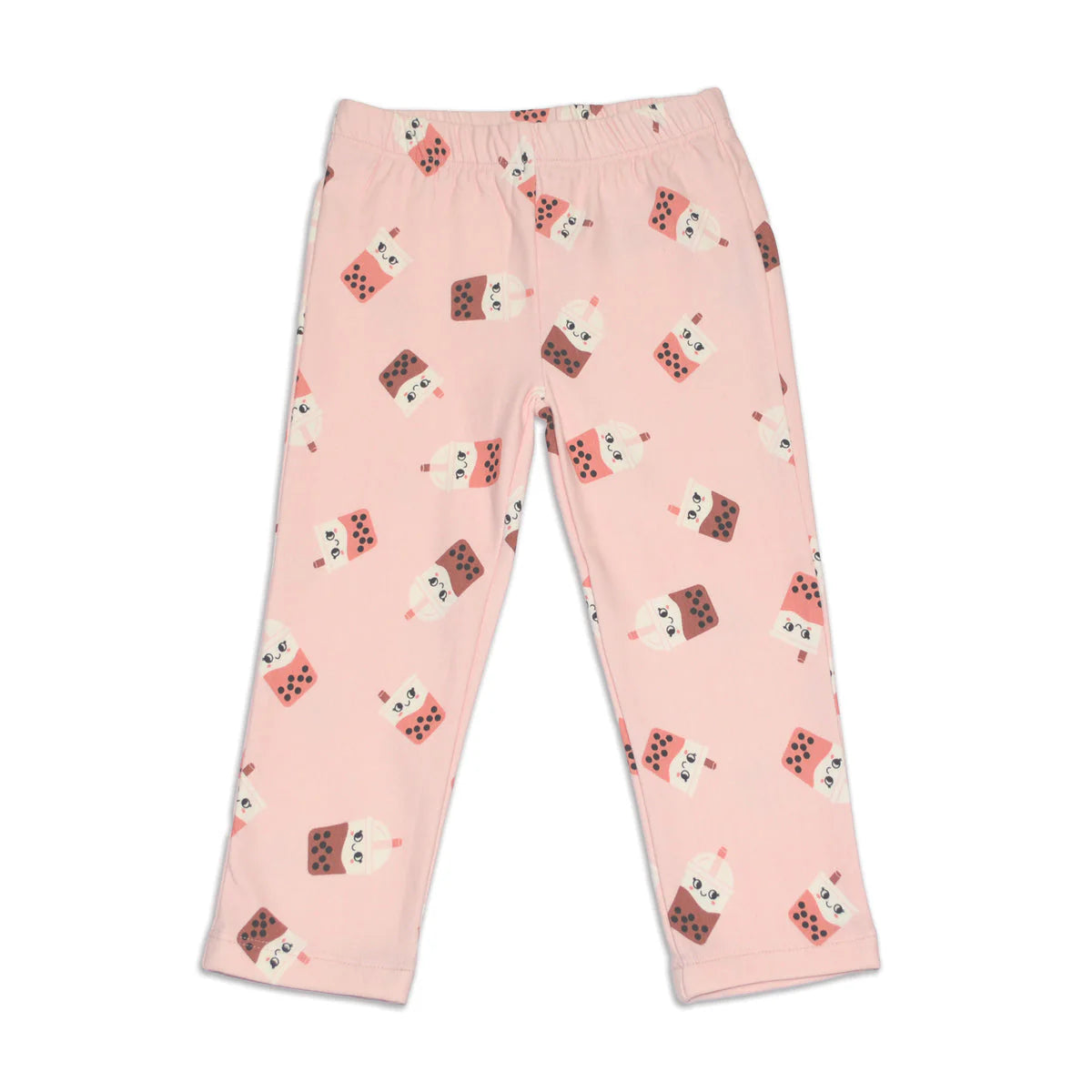 Bamboo Fleece Leggings (bubble tea time )