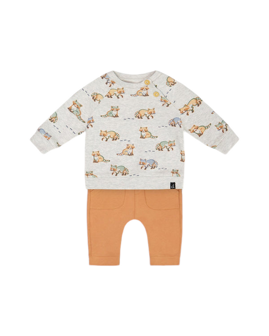 Organic Cotton Pants & Sweater Set