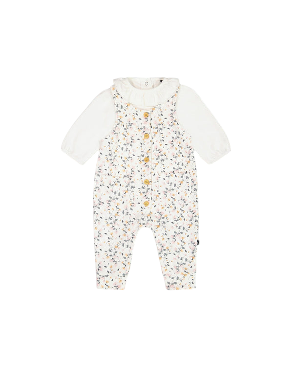 Organic Cotton Overall & Onesie Set