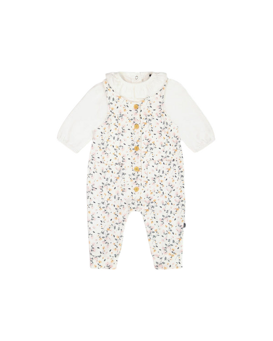 Organic Cotton Overall & Onesie Set
