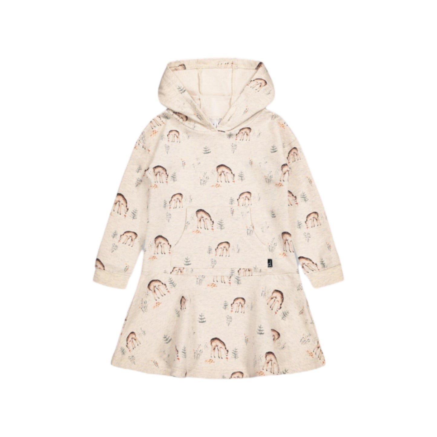 French Terry Hooded Dress