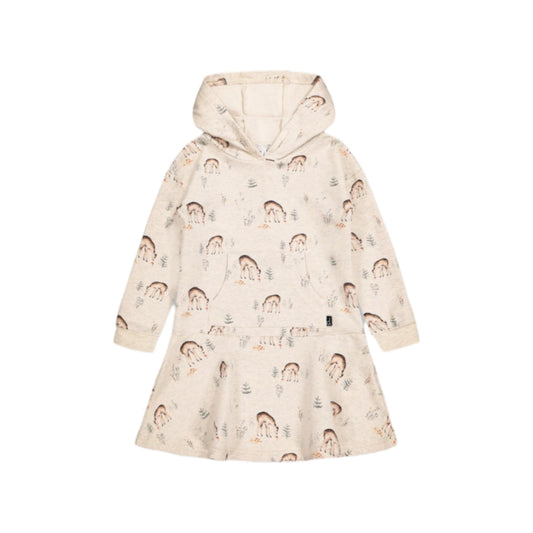 French Terry Hooded Dress