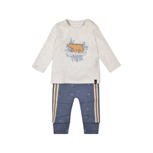 Organic Cotton Top And Grow With Me Pants