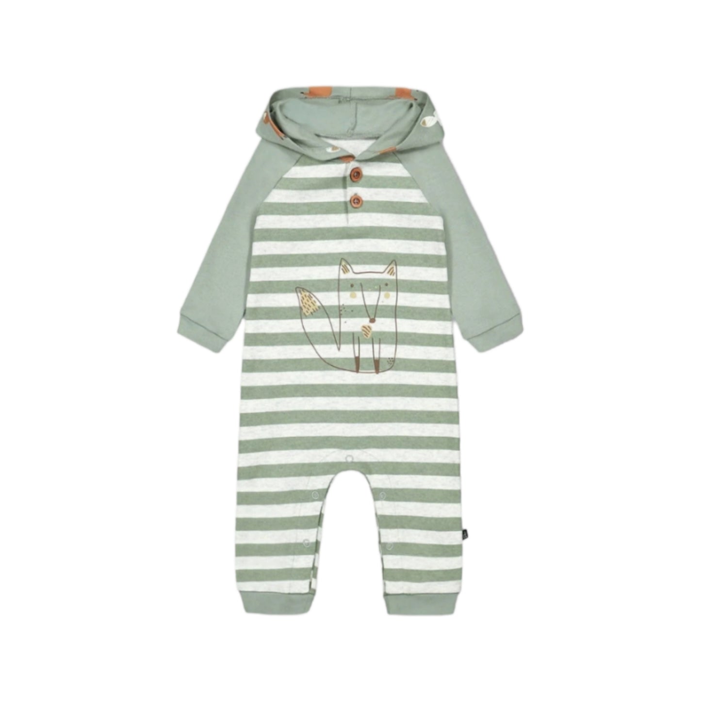 Organic Cotton Hooded Romper