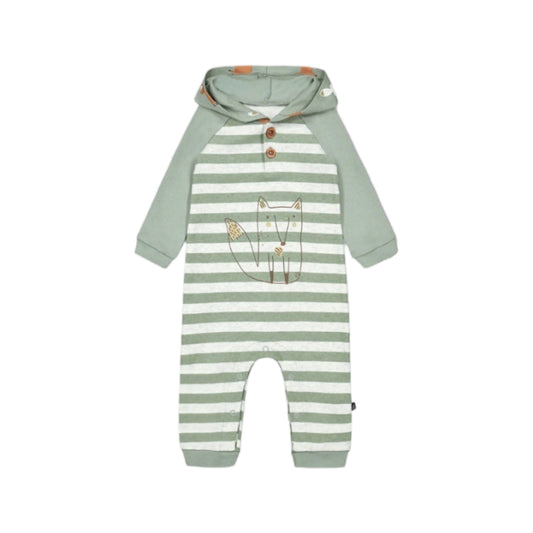 Organic Cotton Hooded Romper