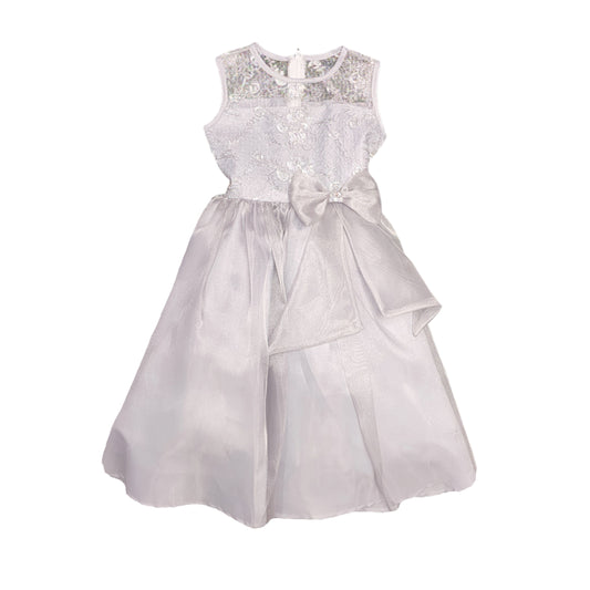 Silver and Tulle Occasion Dress