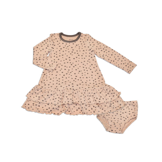 Bamboo Ruffle Dress With Bloomer