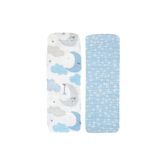 2 Pack Muslin Cotton Swaddles
