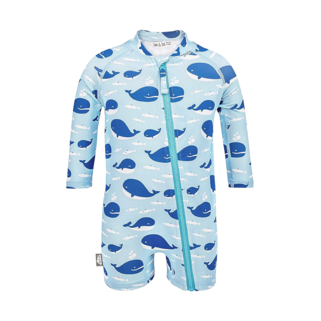 UV Sun Suit(Blue Whale)