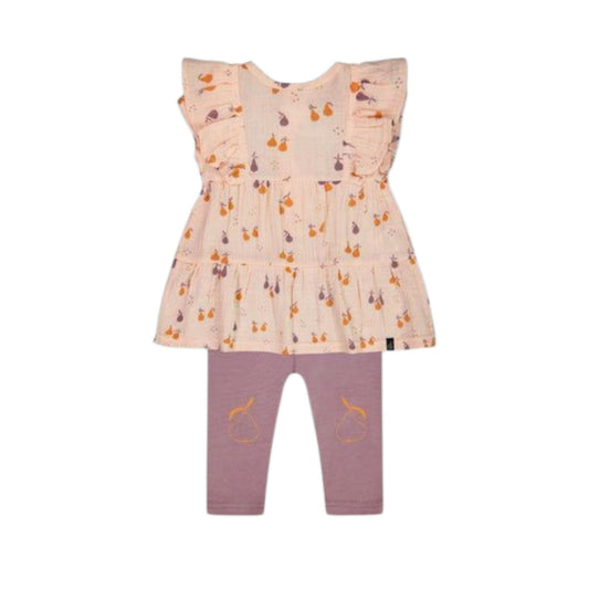 Muslin Tunic and Organic Cotton Leggings Set