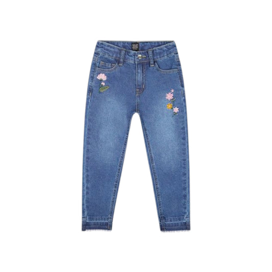 Embroidered Denim Jeans