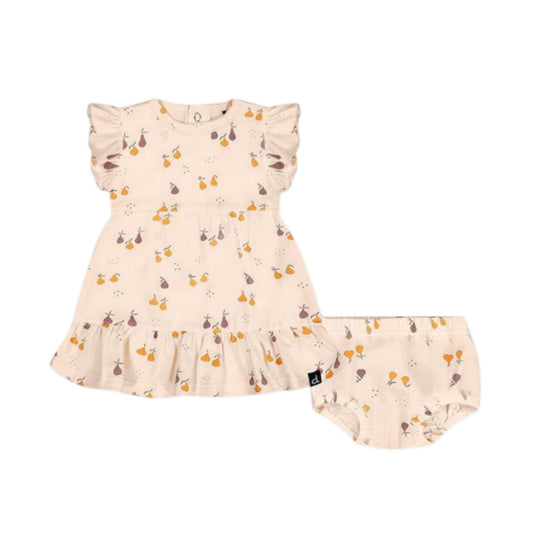 Organic Cotton Dress and Bloomer Set
