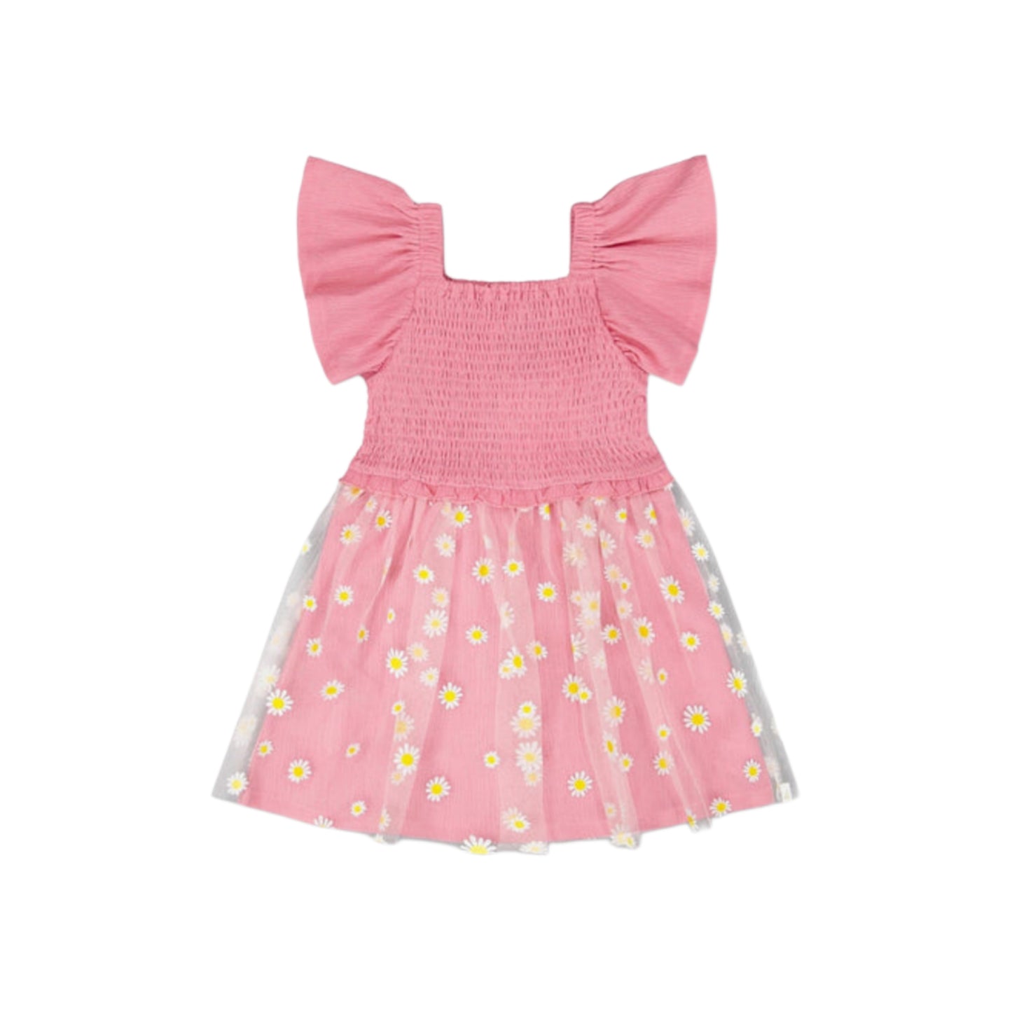 Smocked Jersey Dress