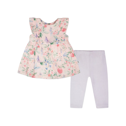 Muslin Cotton Tunic & Leggings Set