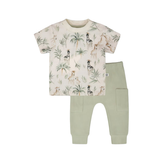 Organic Cotton Pants & Top Set