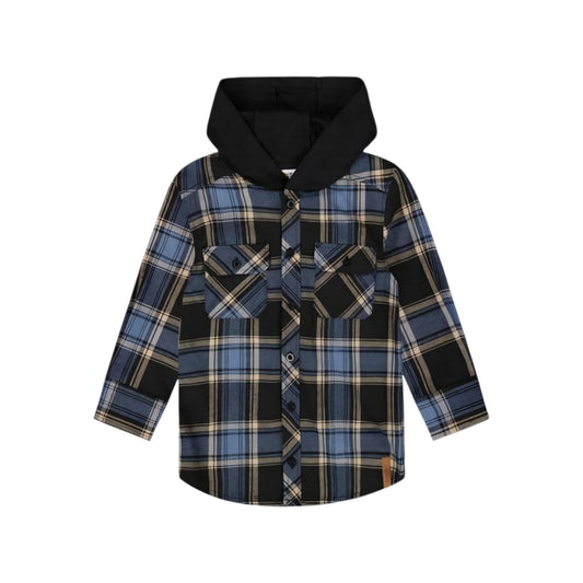 Flannel Hooded Jacket