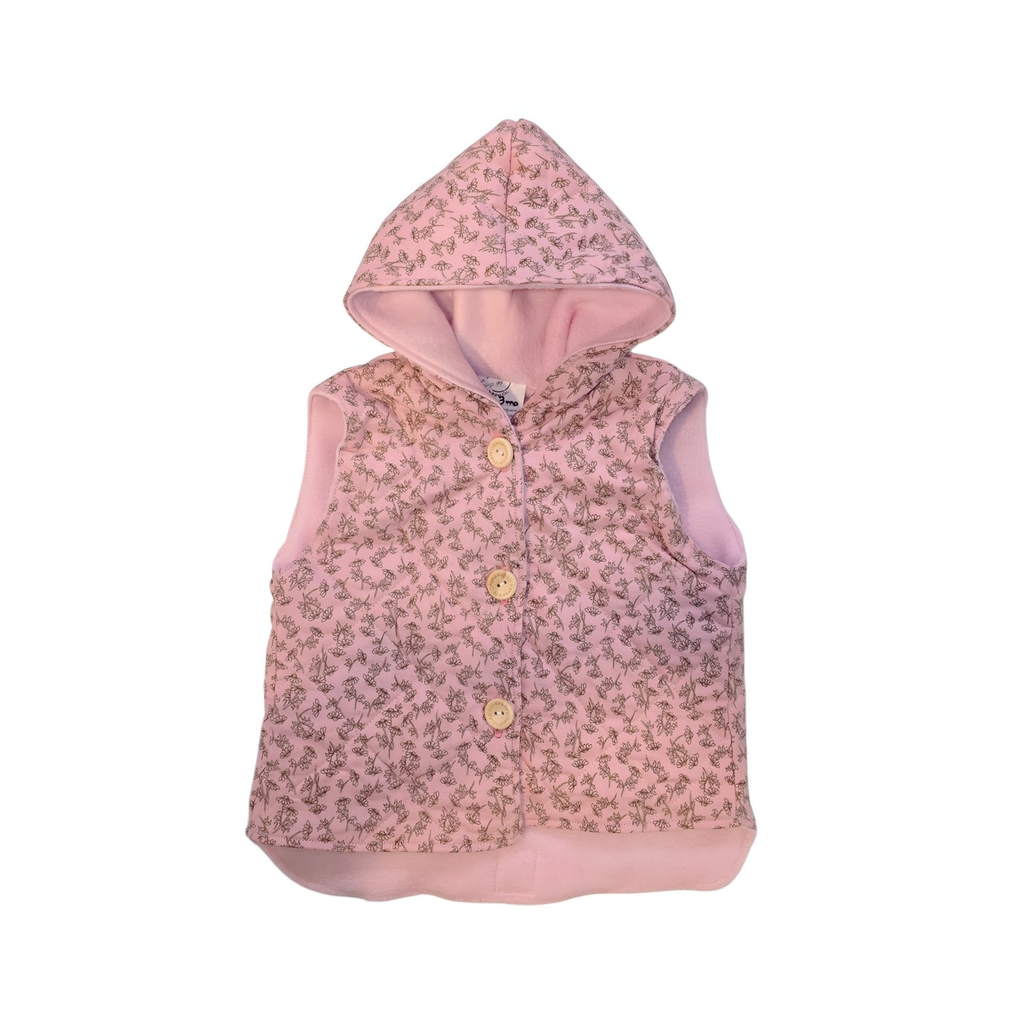 Fleece Lined Hooded Vest