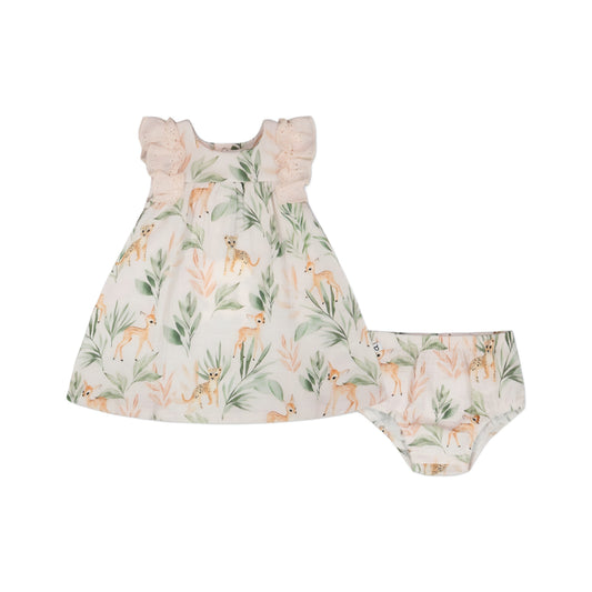 Muslin Cotton Dress & Bloomer