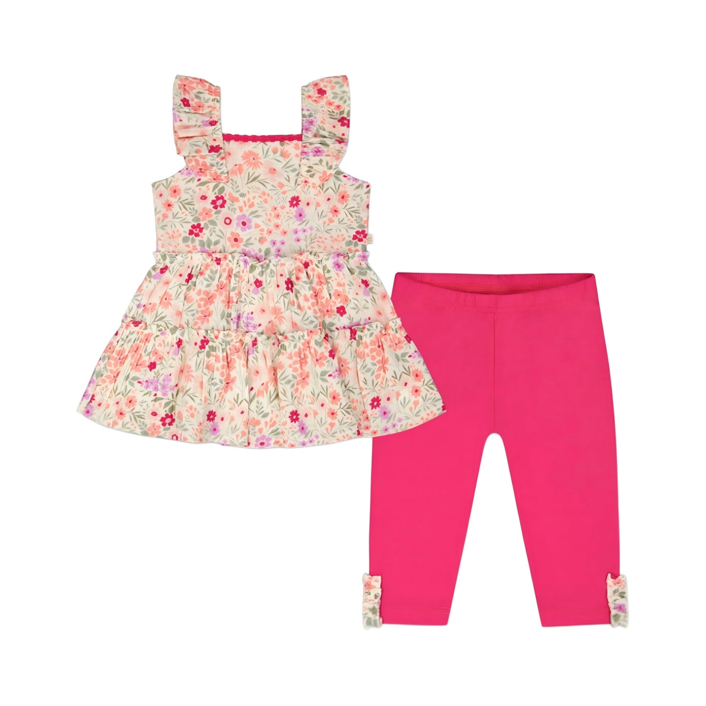 Muslin Cotton Tunic & Capri Set