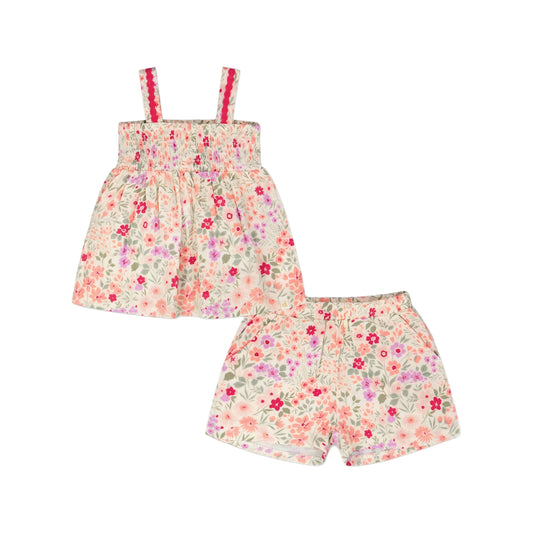 Muslin Cotton Tank & Shorts Set
