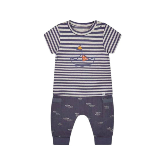 Organic Cotton Tee and Muslin Pants Set