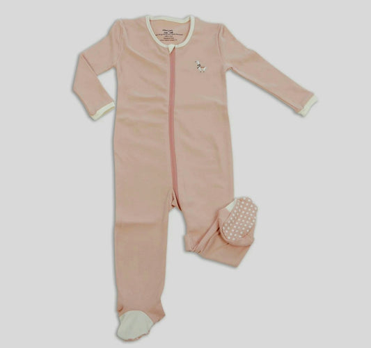 Organic Cotton Pink Llama Sleeper