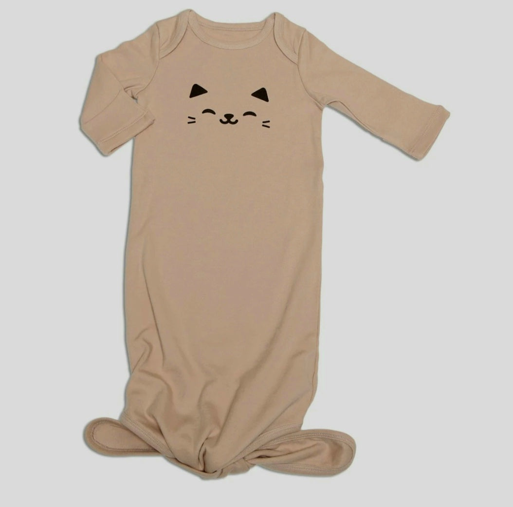 Organic Cotton Knotted French Cat Sleeper
