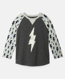 Long Sleeve Lightning Bolt Shirt