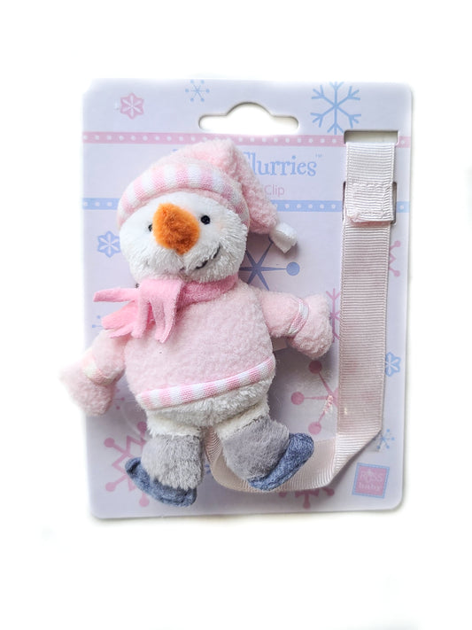 Little Flurries Pacifier Clip
