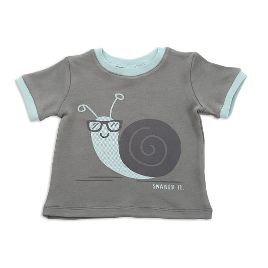 Organic Cotton Short Sleeve Snail Tee