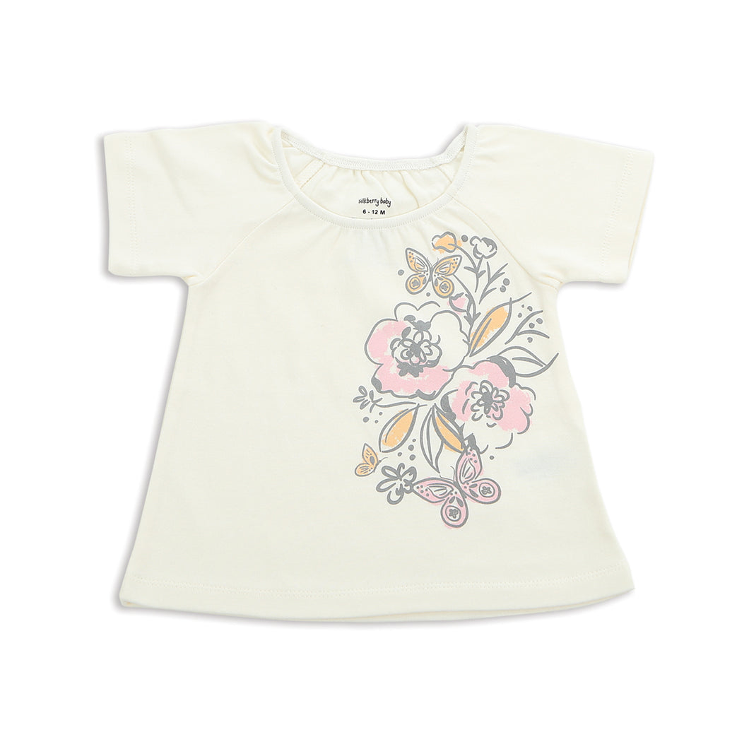 Organic Cotton Swing Top-Feather