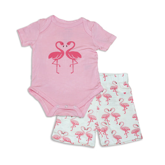 Bamboo Onesie and Short Set