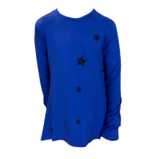 Star Applique Long Sleeve Top