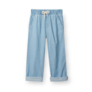 Chambray Relaxed Fit Pants