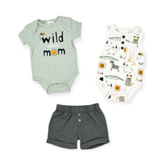 Wild About Mom 3 Piece Set