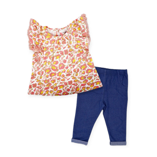 Pink Leopard 2 Piece Set