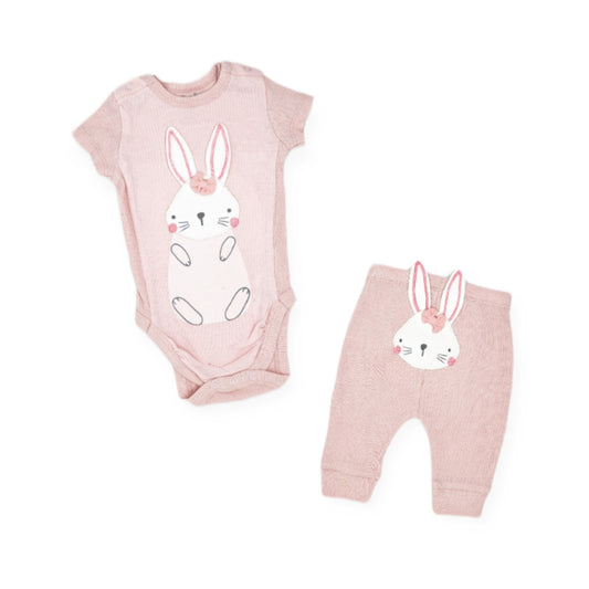 Ribbed Bunny Jogger 2 Piece Set