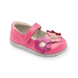 Bailey Hot Pink Flower Shoes