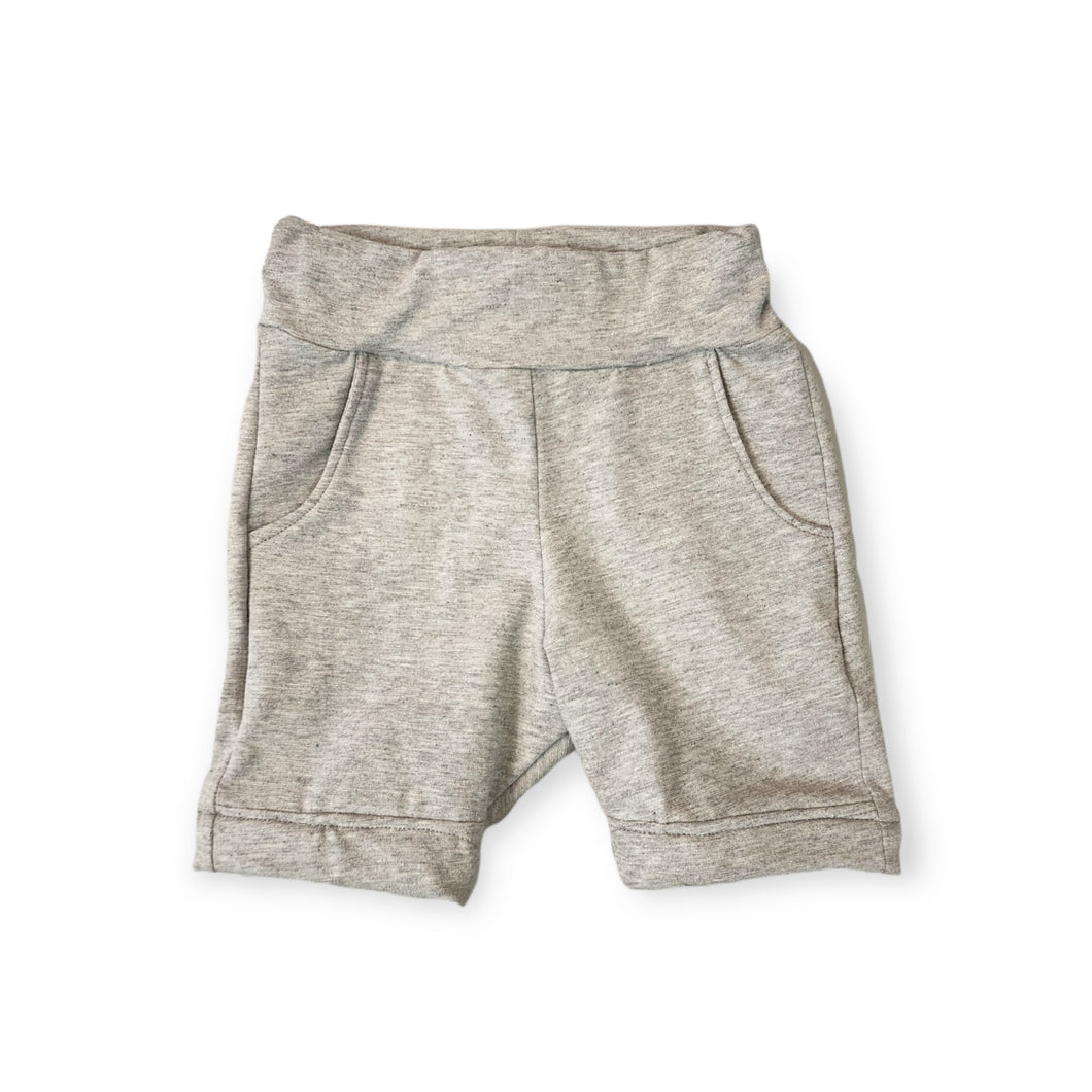 Grey Jersey Pocket Shorts