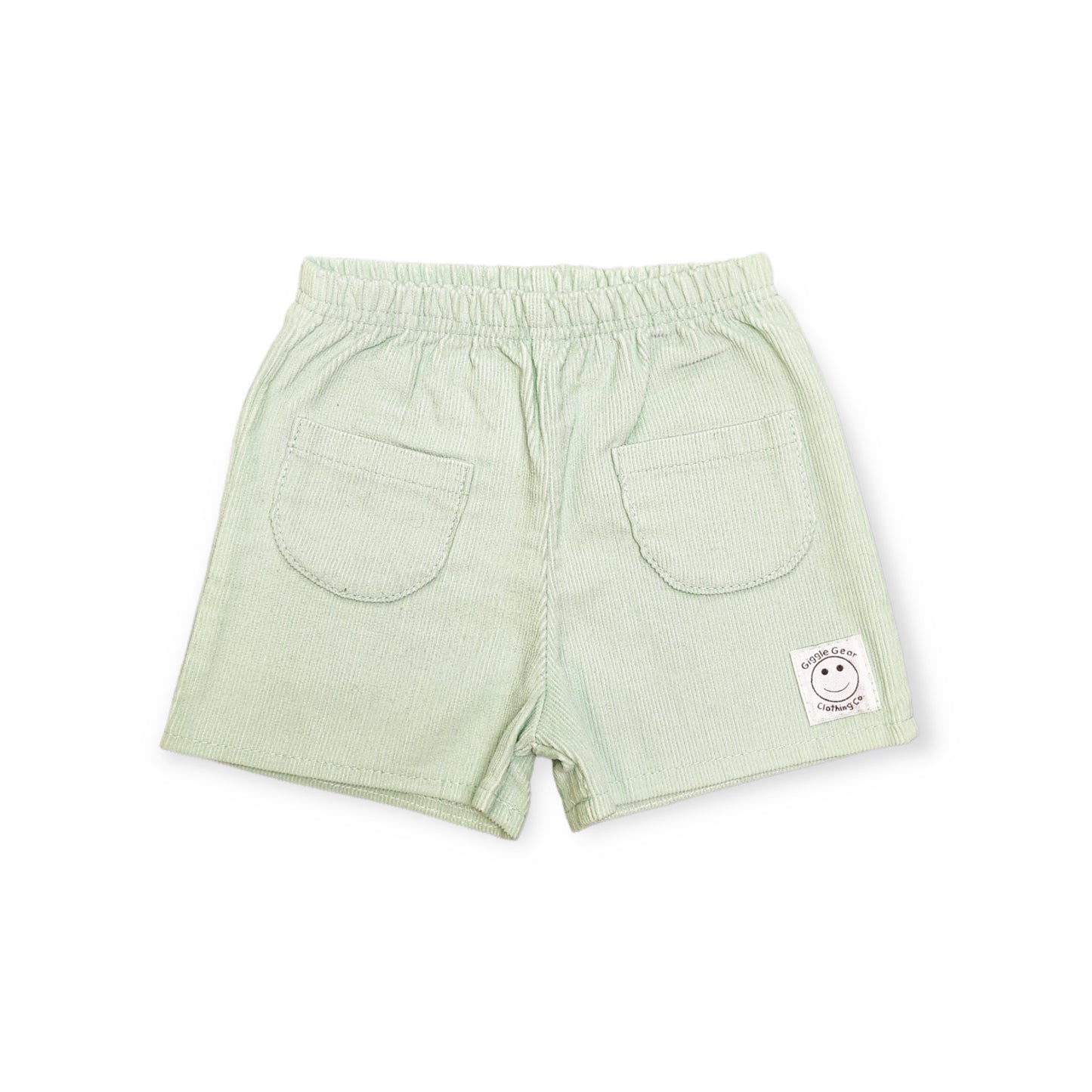 Mint Corduroy Shorts